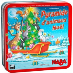 Pyramide d'animaux Noel un jeu Haba