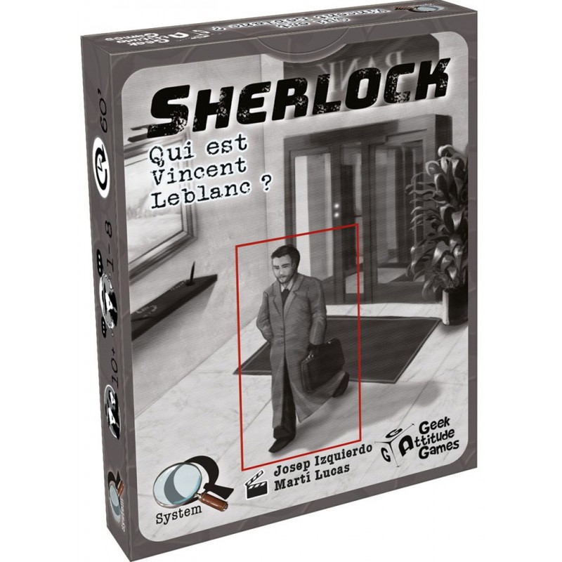 Q-System Sherlock : Qui est Vincent Leblanc ? un jeu Geek Attitude Games