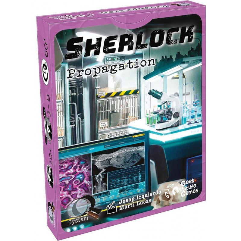 Q-System Sherlock : Propagation un jeu Geek Attitude Games