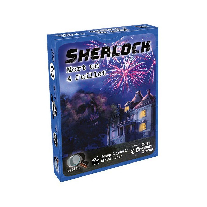 Q-System Sherlock : Mort un 4 Juillet un jeu Geek Attitude Games