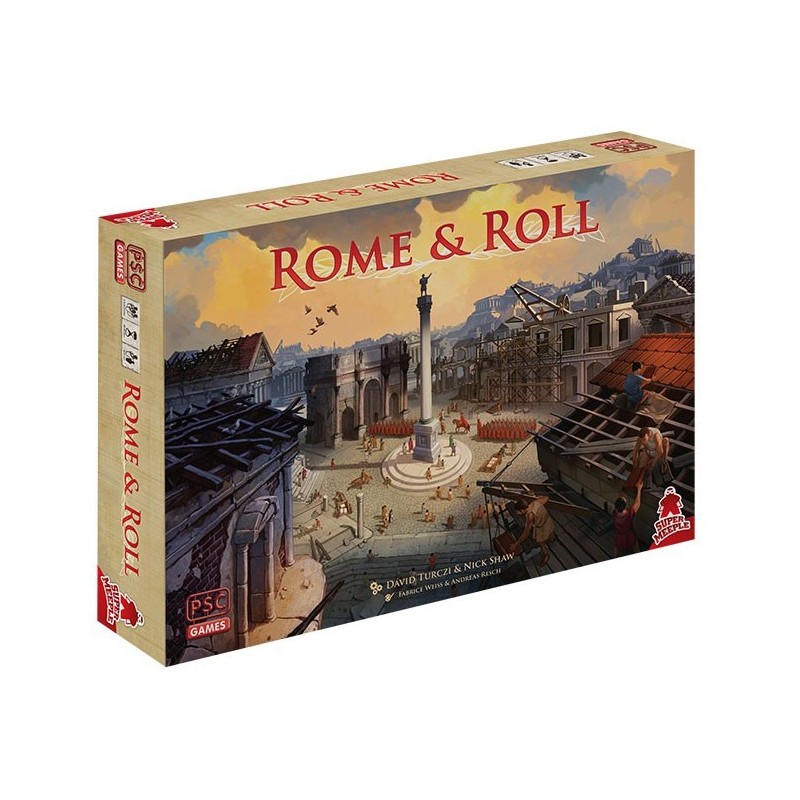 Rome and roll un jeu Super Meeple