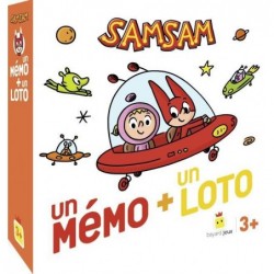 Sam Sam - un mémo + un loto un jeu Bayard Jeux