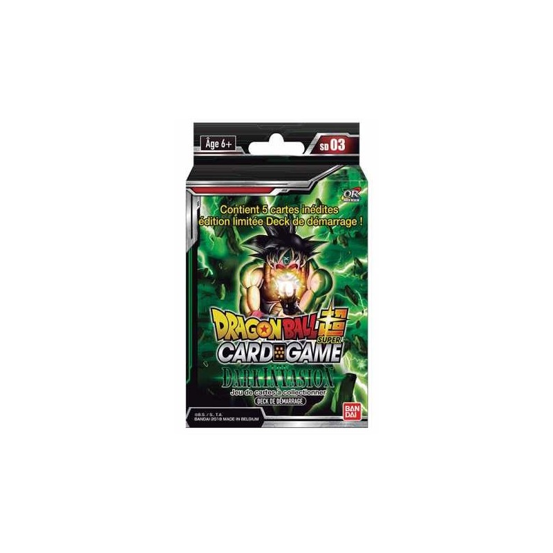 Deck de démarrage Dark Invasion un jeu Bandai