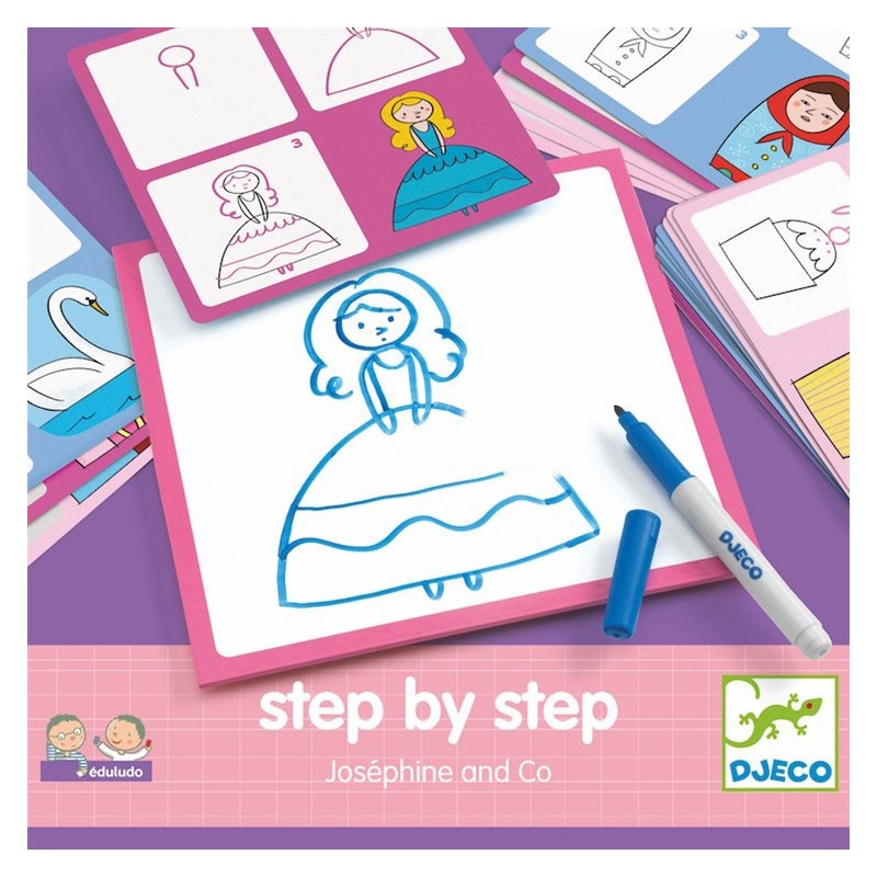 Step by step - Joséphine and co un jeu Djeco