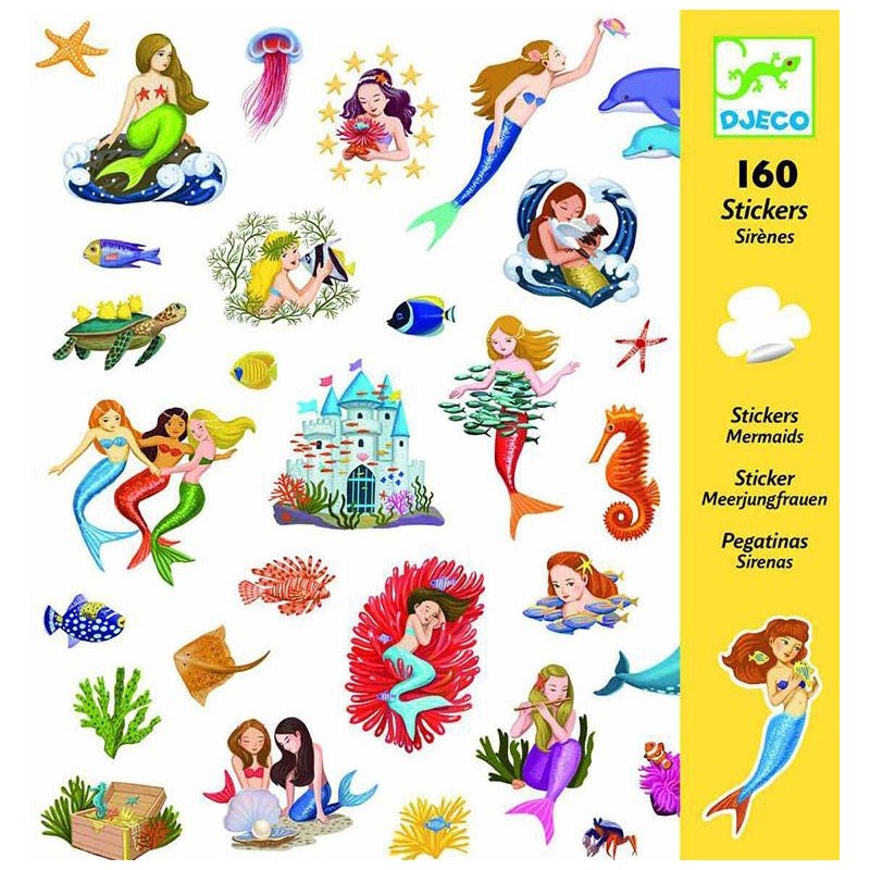 Stickers - Sirènes un jeu Djeco