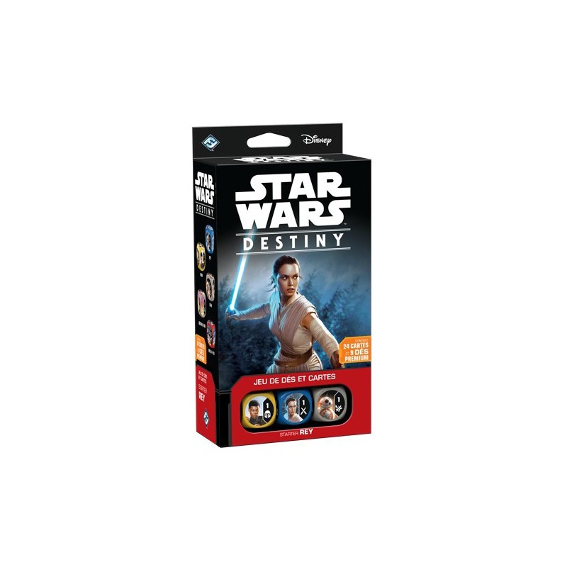 Star Wars Destiny - Starter Rey un jeu Asmodee