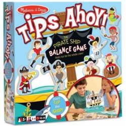 Tips Ahoy - Le jeu d'équilibre de bateau de pirates un jeu Melissa & Doug