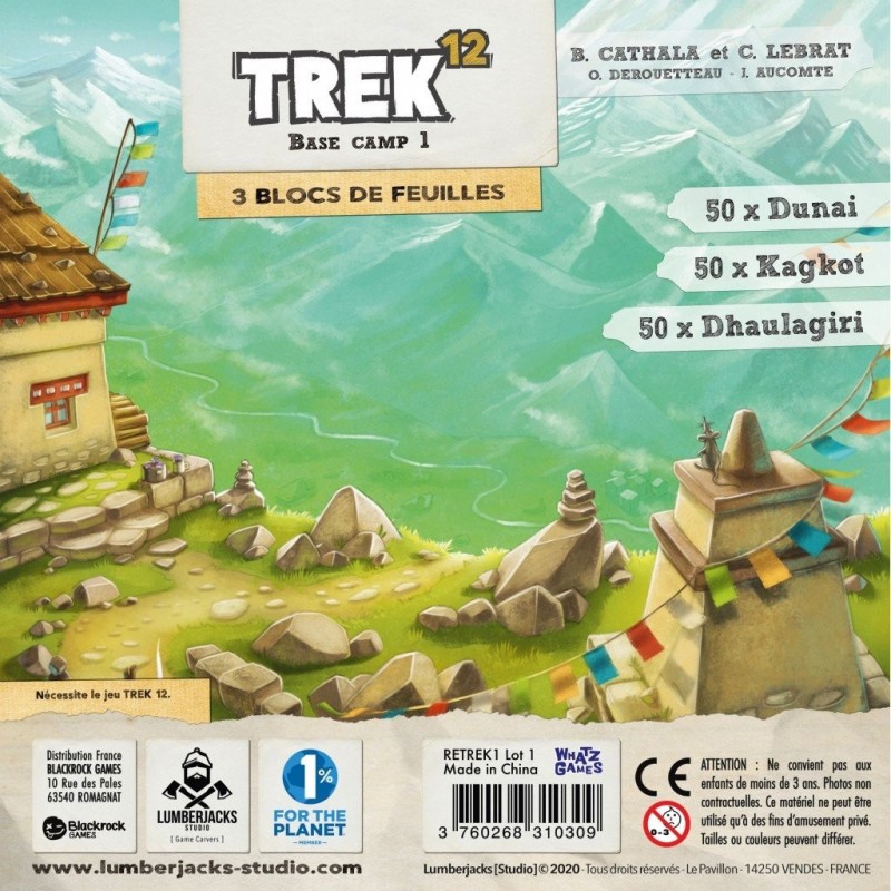 Trek 12 - 3 Blocs de feuilles un jeu Lumberjacks Studio