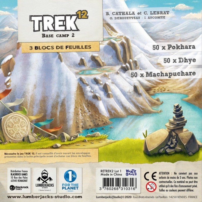 Trek 12 - 3 Blocs de feuilles - Base camp 2 un jeu Lumberjacks Studio