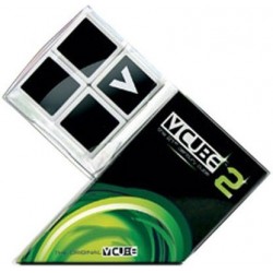 V-CUBE - Cube 2x2 Plat Blanc un jeu V-Cube