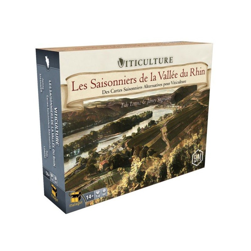 VITICULTURE Ext 1 : Les Saisonniers de la Vallée du Rhin un jeu Matagot