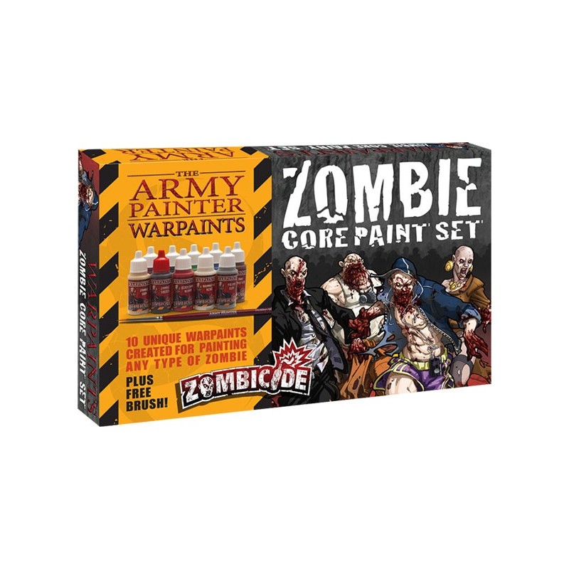 Zombie core paint set un jeu Edge