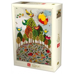 Puzzle 1000 pièces - Birds and Bugs