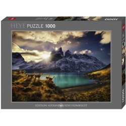 Puzzle 1000 pièces Guanacos