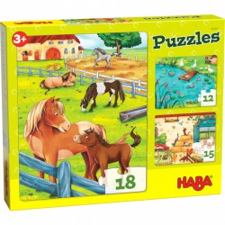 Puzzle 18 pièces - Animaux de la ferme