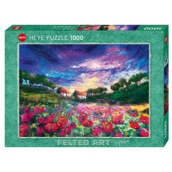 Puzzle 1000 pièces - Sundown Poppies