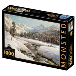 Puzzle 1000 pièces - Monsted Hiver