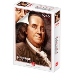 Puzzle 1000 pièces - Caricature Benjamin Franklin