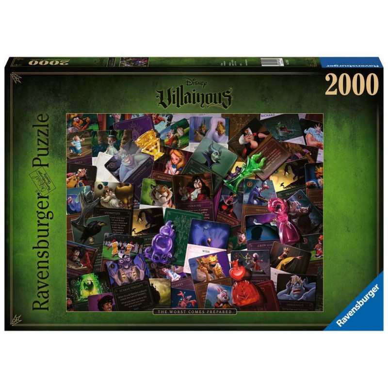 Puzzle 2000 pièces - Villainous Méchants Disney.