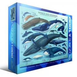 Puzzle 1000 pièces - Baleines et Dauphins