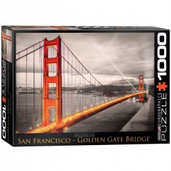 Puzzle 1000 pièces - City Collection - San Francisco Golden Gate Bridge