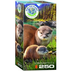 Puzzle 250 pièces - Save our Planet Collection - Loutres