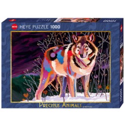 Puzzle 1000 pièces - Night Wolf