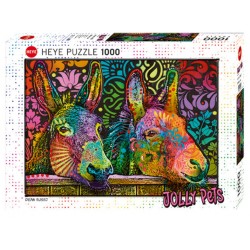 Puzzle 1000 pièces - Jolly Pets - Donkey Love