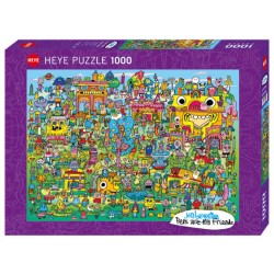 Puzzle 1000 pièces - Doodle Village