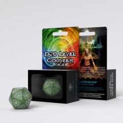 D20 green white level counter