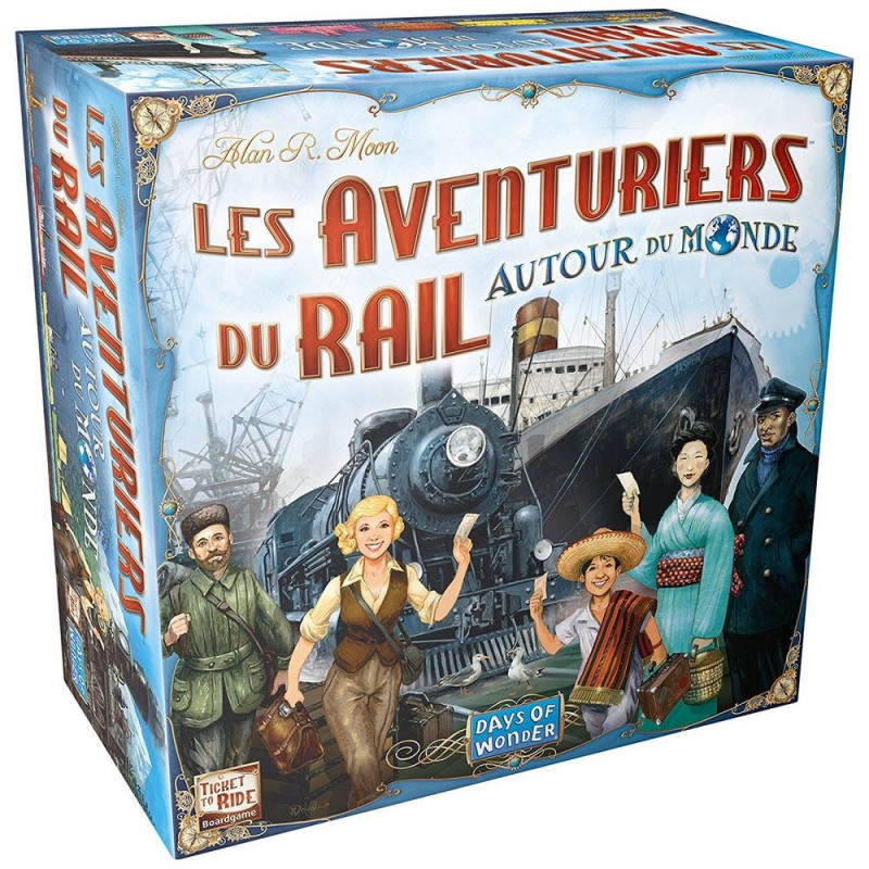 Les aventuriers du rail - Autour du monde un jeu Days of wonder