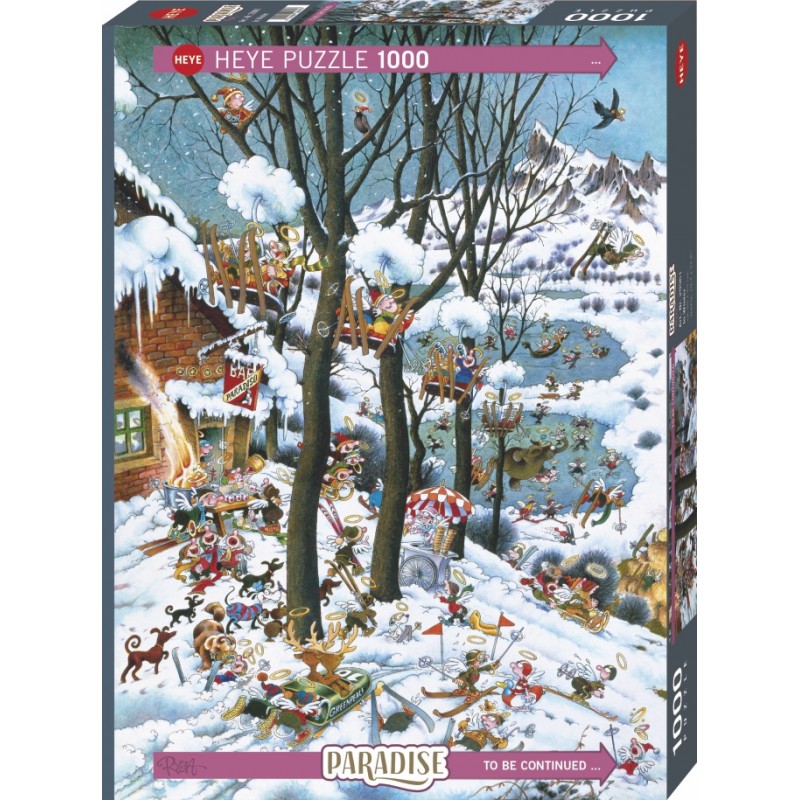 Acheter Puzzle adulte 1000 pièces - In winter, Heye, Annecy