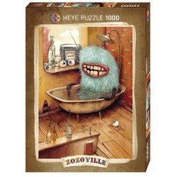 Puzzle 1000 pièces - Bathtub Baignoire Zozoville