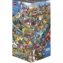 Puzzle 2000 pièces - Go Camping