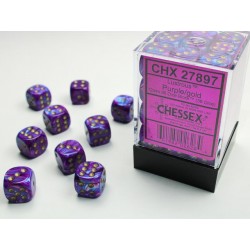 Pack 36 dés 6 violet chessex