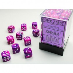 Pack de 36 dés 6 * festive * VIOLET un jeu Chessex