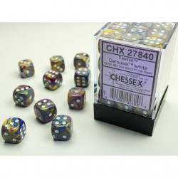 Pack de 36 dés 6 * festive * CARROUSEL un jeu Chessex