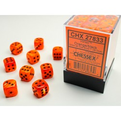 Pack 36 dés 6 Orange chessex