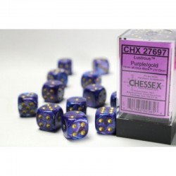 Pack 12 dés 6 Violet Chessex Annecy