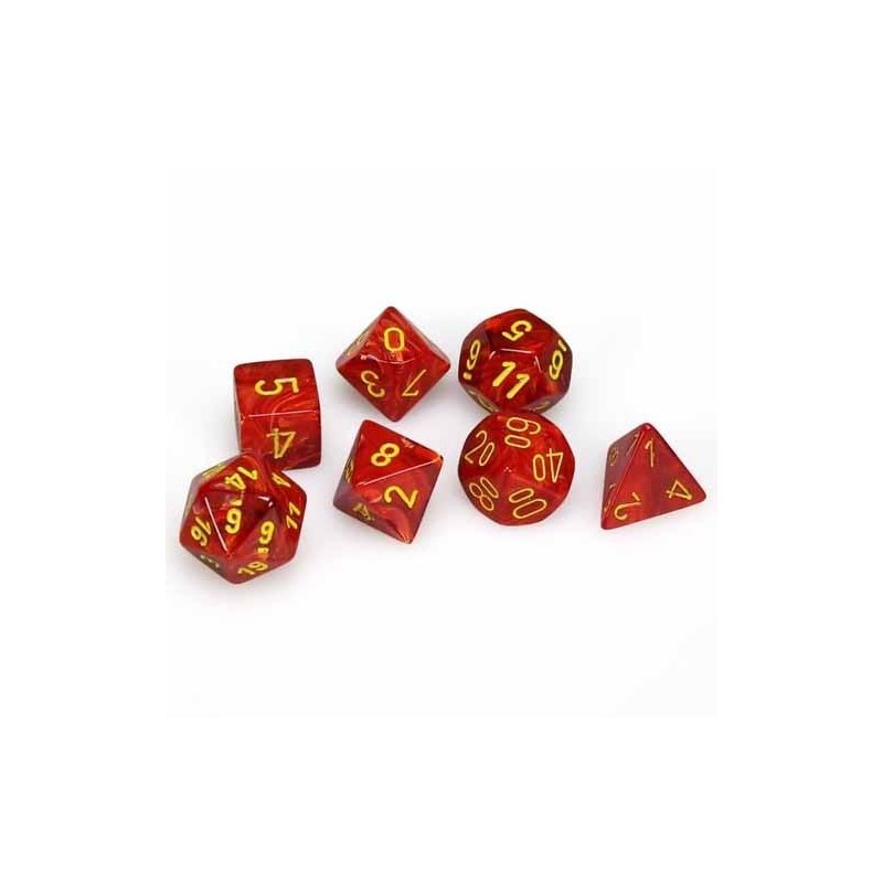 7 dés * vortex * ROUGE un jeu Chessex