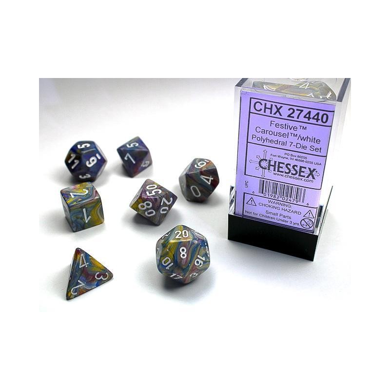 7 dés * festive * CARROUSEL un jeu Chessex