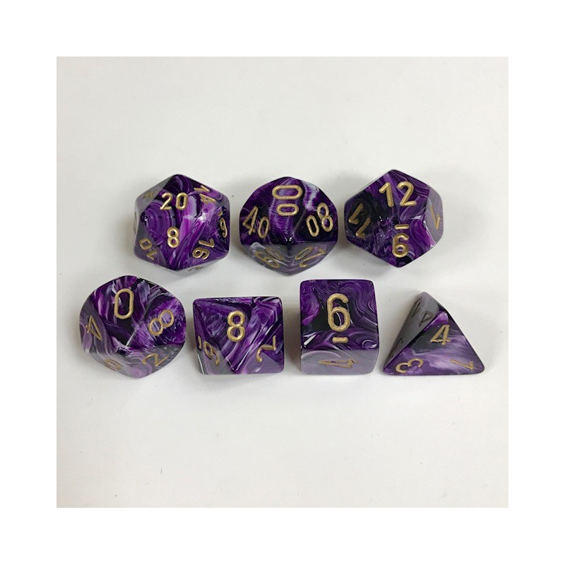 Pack 7 dés Violet Chessex Annecy