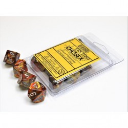 Pack 10 dés 10 Or Chessex Annecy