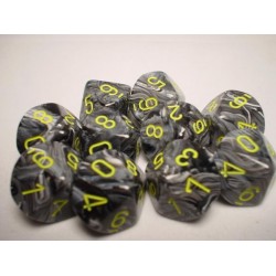 10 D10 * vortex * NOIR un jeu Chessex