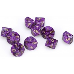 10 D10 * vortex * VIOLET un jeu Chessex