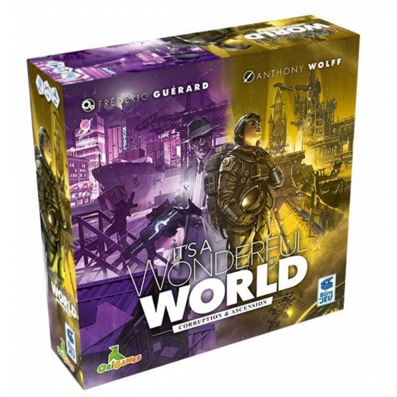 It's a Wonderful World extension Corruption et Ascension un jeu La boîte de jeu