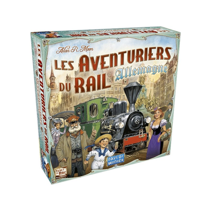 Les aventuriers du rail - Allemagne un jeu Days of wonder