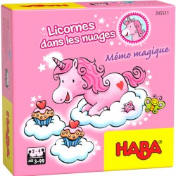 Licornes dans les nuages - Mémo Magique
