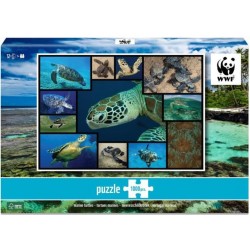 Puzzle 1000 pièces - WWF - Tortues Marines
