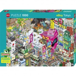 Puzzle 1000 pièces - Pixorama eBoy Tokyo Quest